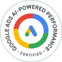 Google AI Powered Performance Campaigns Certification badge - VIEWS Digital Marketing